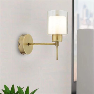 Apliqa Goldie Eskitme Duvar Lambası Yatak Odası-yatak Başı-banyo İçin Modern Aplik