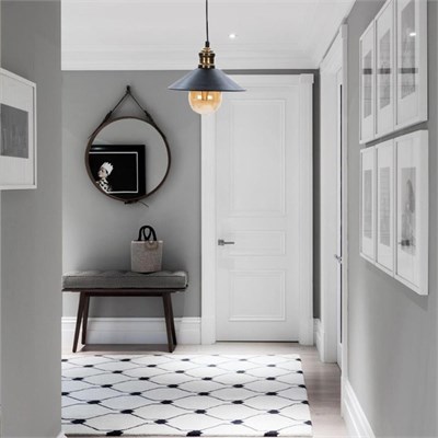 Apliqa Gönen Tekli Siyah Modern Retro Sarkıt Mutfak Retro Salon Avize