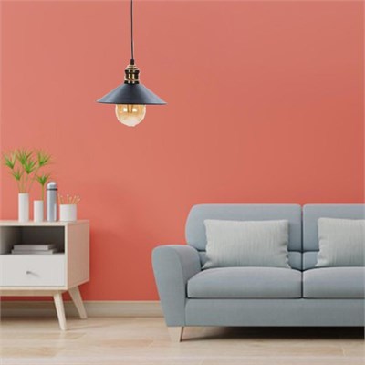 Apliqa Gönen Tekli Siyah Modern Retro Sarkıt Mutfak Retro Salon Avize
