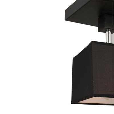 Apliqa Grande Siyah Tekli Modern Koridor Mutfak Salon Plafonyer Avize