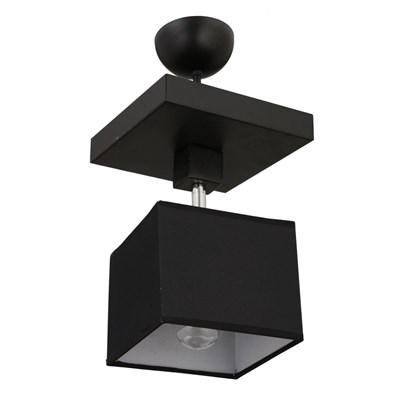 Apliqa Grande Siyah Tekli Modern Koridor Mutfak Salon Plafonyer Avize