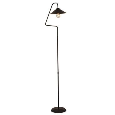 Apliqa Helga Siyah Modern Tasarım Retro Metal Lambader