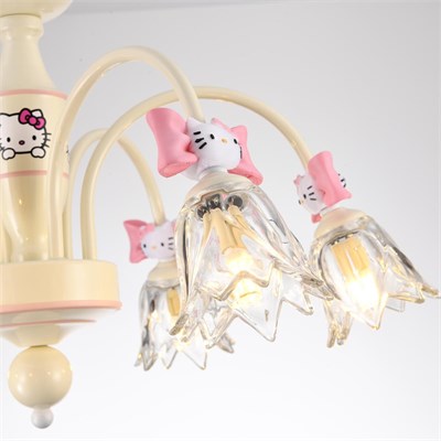Apliqa Hello Kitty Figürlü 6lı Çocuk Odası Avize