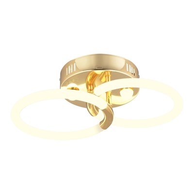Apliqa Honos 2li Gold 32 Watt Ledli Modern Koridor, Yatak Odası Salon Plafonyer Led Avize