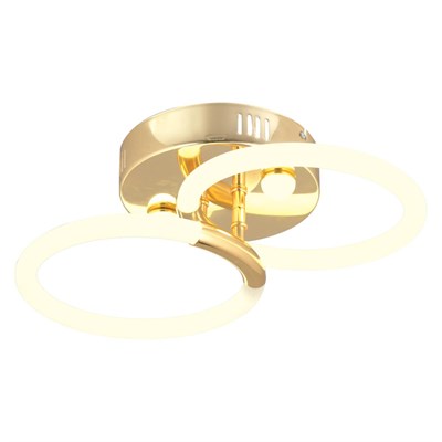 Apliqa Honos 2li Gold 32 Watt Ledli Modern Koridor, Yatak Odası Salon Plafonyer Led Avize