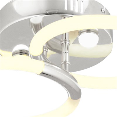 Apliqa Honos 2li Krom 32 Watt Plafonyer Led Avize
