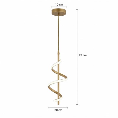 Apliqa Leatrice Tekli Eskitme 3 Renkli 20 Watt Ledli Modern Oturma Odası, Koridor, Salon Led Avize