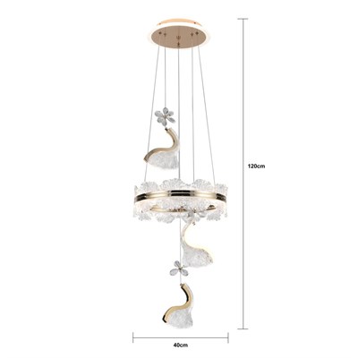 Apliqa Liliana 3lü Gold Led Avi̇ze