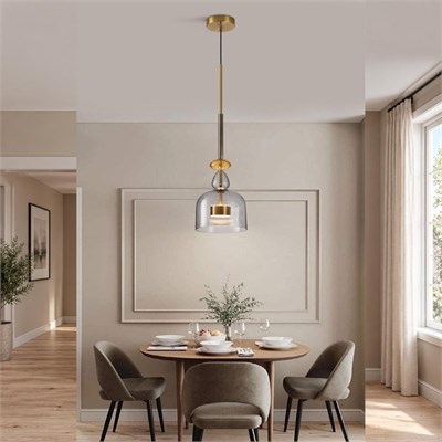 Apliqa Lumınıs 12w Modern Tekli Led Avize - Salon Ve Mutfak Aydınlatma
