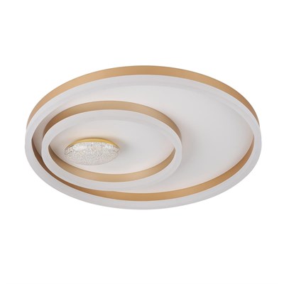 Apliqa Lumix 50lik 96 Watt Yuvarlak Gold Plafonyer Led Avize