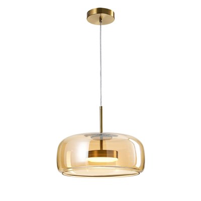 Apliqa Nantes 12 Watt 3000k Eskitme Bal Camlı Tekli Led Sarkıt Avize