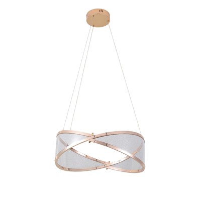 Apliqa Natura 50lik Yuvarlak Gold Salon Sarkıt Led Avize