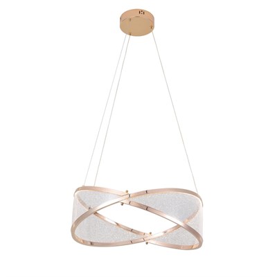 Apliqa Natura 50lik Yuvarlak Gold Salon Sarkıt Led Avize