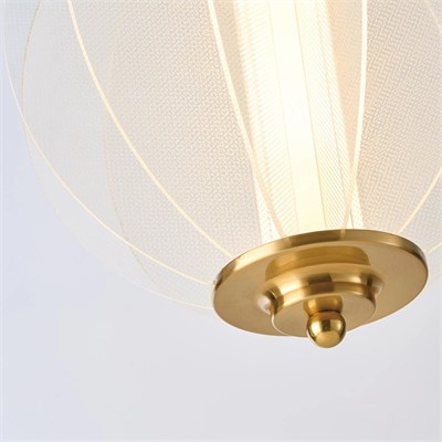 Apliqa Penny 18 Watt 3000k Yuvarlak Bakır Tekli Led Sarkıt Avize