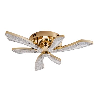 Apliqa Quinn 6lı Gold 48 Watt Plafonyer 3 Renkli Led Avize