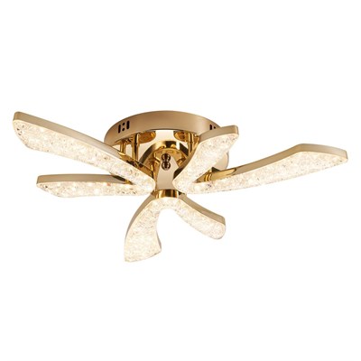 Apliqa Quinn 6lı Gold 48 Watt Plafonyer 3 Renkli Led Avize