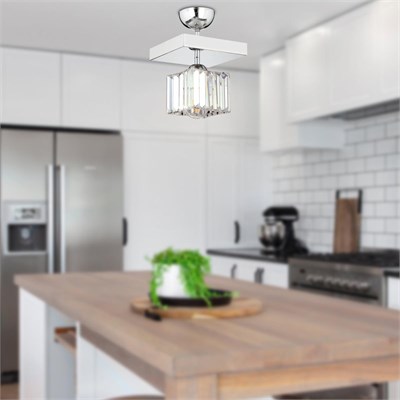 Apliqa Ri̇vi̇a Krom Kaplama Plafonyer Taşli Salon Avi̇ze