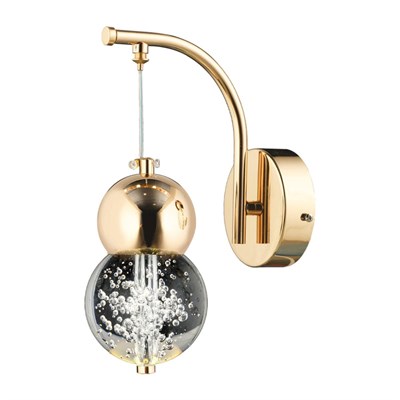 Apliqa Sasha Modern 3 Renkli 3 Watt Gold Tasarım Salon Koridor Ledli Salon Aplik