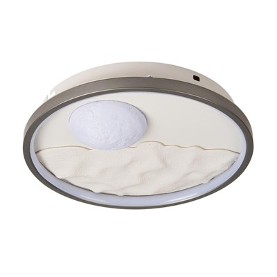 Apliqa Skala 30luk Ay Figürlü Yuvarlak 48 Watt Plafonyer Led Avize