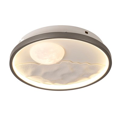 Apliqa Skala 30luk Ay Figürlü Yuvarlak 48 Watt Plafonyer Led Avize