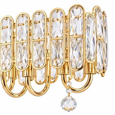 Apliqa Tortes 80lik Gold Kristal Taşlı Avize