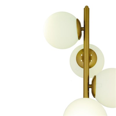 Apliqa Uzel 5li Eskitme Modern Tasarım Metal Lambader