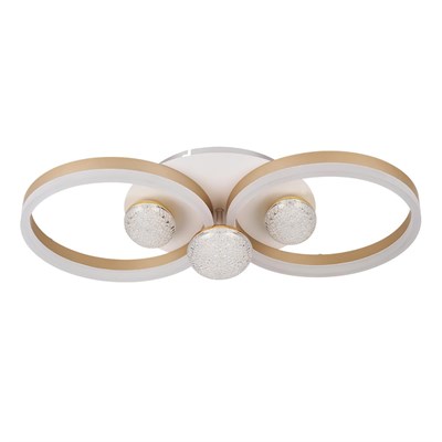 Apliqa Velox 60lık 98 Watt Yuvarlak Gold Plafonyer Led Avize