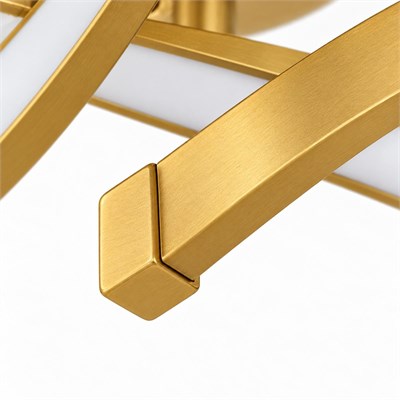 Apliqa Vetto Gold 38 Watt Plafonyer 3 Renkli Ledli Modern Mutfak Banyo Led Salon Sarkıt Avize