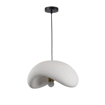 Apliqa Voliny Tekli Beyaz Beton Modern Sarkıt Oturma Odası Salon Sarkıt Avize