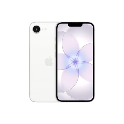 Apple iPhone 17e 512 GB: 6.1 inç Super Retina XDR Ekran, A19 Çip, Tüm Gün Süren Pil Ömrü, 48 MP Fusion Kamera; Beyaz - Seçenekler: 256 GB, 512 GB