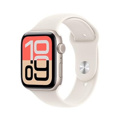 Apple Watch SE 3 GPS + Cellular 44 mm Yıldız Işığı Alüminyum Kasa Akıllı Saat ve Yıldız Işığı Spor Kordon - S/M. Fitness ve Uyku Takibi, Kalp Atış Hızı T - Seçenekler: S/M, M/L, kasa 40 mm, kasa 44 mm