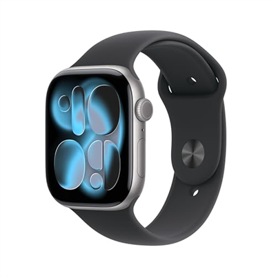 Apple Watch Series 11 GPS + Cellular 46 mm Gümüş Rengi Alüminyum Kasa Akıllı Saat ve Sis Moru Spor Kordon - S/M. Uyku Skoru,