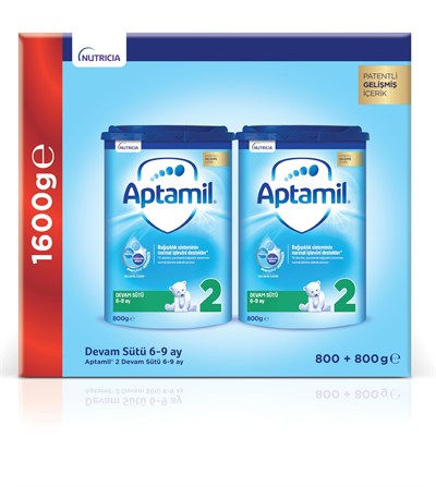 Aptamil 2 Devam Sütü, 1600gr, 6-9 Ay