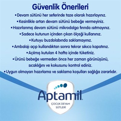 Aptamil 2 Prebiyotikli Devam Sütü 800 x 2 Adet 1600 Gr