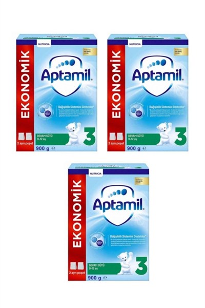 Aptamil 3 Bebek Maması 900 gr X 3 Adet -kofre