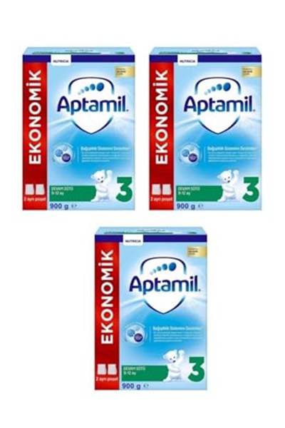 Aptamil 3 Bebek Maması 900 gr X 3 Adet -kofre