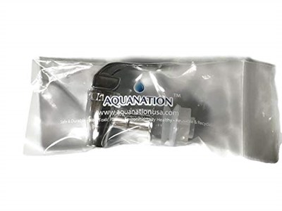 AquaNation BPA İçermeyen Yedek Soğutucu Musluk Su Şişesi Sürahisi Seramik Su Kabı Yeniden Kullanılabilir Musluk Su İçecek Kolu Dökme Dağıtıcı Valf Yerçekimi Su Musluğu - Krom (1)