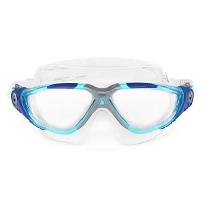 Aquasphere Vista Yetişkin Üniseks Yüzme Gözlüğü, Geniş Bozulma Önleyici Görüş, Buğu Önleyici ve Çizilmez Lens