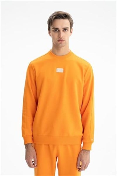 Ar-ma Erkek Bisiklet Yaka Sweatshirt Basic Baskisiz Cepsiz Örme Kumaş Regular Fit%75 Pamuk%25 Polyester 30/1 3 İplik Şardonsuz K26124601401