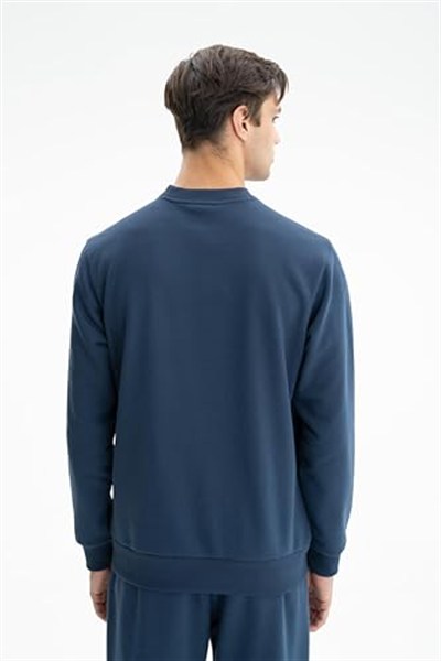 Ar-ma Erkek Bisiklet Yaka Sweatshirt Yazi Baskili Cepsiz Örme Kumaş Regular Fit%75 Pamuk%25 Polyester 30/1 3 İplik Şardonsuz K26124601201