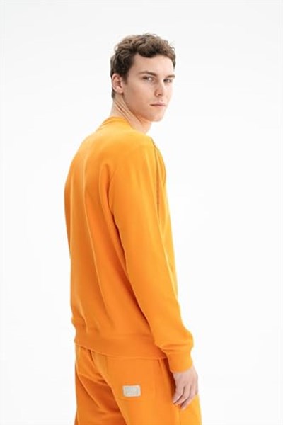 Ar-ma Erkek Bisiklet Yaka Sweatshirt Yazi Baskili Cepsiz Örme Kumaş Regular Fit%75 Pamuk%25 Polyester 30/1 3 İplik Şardonsuz K26124601601
