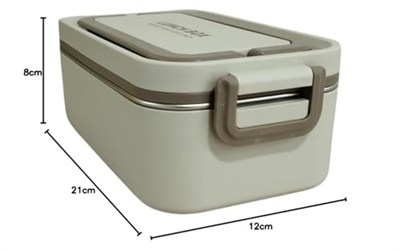 Ar Yıldız Bento Lunch Box Beige 1000 ml