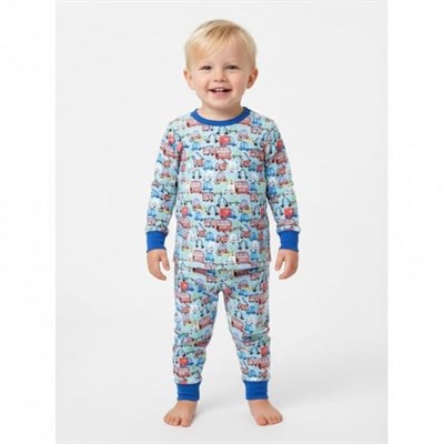 Arabalı Çocuk Pijama Takımı
