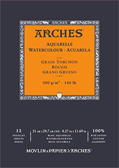 Arches Sulboya Defteri, 21 X 29, 7Cm, 12 Sayfa, 300Gr