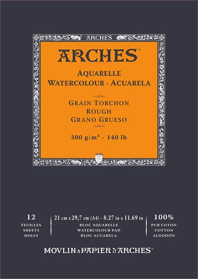 Arches Sulboya Defteri, 21 X 29, 7Cm, 12 Sayfa, 300Gr