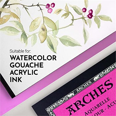 Arches Suluboya Defteri, 29, 7 X 42Cm, 12 Sayfa, 300Gr