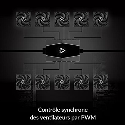Arctic Fan Hub 10 Portlu PWM SATA Güç Destekli (ACFAN00175A)