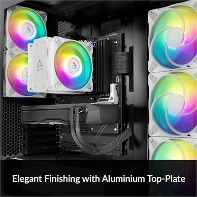 Arctic Freezer 36 DUO ARGB Intel/AMD Uyumlu, 4x Isı Borulu, 2x12cm PWM Fanlı Beyaz İşlemci Soğutucu (AR-ACFRE00125A)