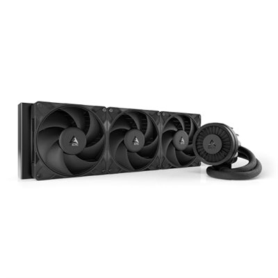 ARCTIC Liquid Freezer III Pro 420 - AIO CPU Soğutucu, 3 x 140 mm Su Soğutma, 38 mm Radyatör, PWM Pompa, VRM Fan, AMD AM5/AM4, Intel LGA1851/1770 Kontak Çerçevesi - Siyah