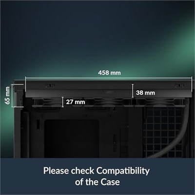 ARCTIC Liquid Freezer III Pro 420 - AIO CPU Soğutucu, 3 x 140 mm Su Soğutma, 38 mm Radyatör, PWM Pompa, VRM Fan, AMD AM5/AM4, Intel LGA1851/1770 Kontak Çerçevesi - Siyah